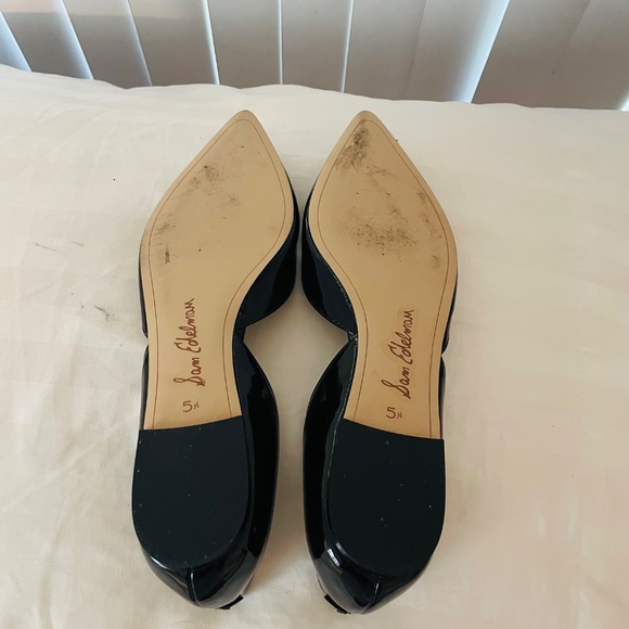 Sam Edelman, Rodney, D' Orsay, Flat, skimmer shoe,  Black Patent 5.5 - Picture 2 of 4